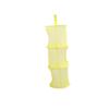 Zerodeko Hanging Mesh Storage Organizer Compartments Toy Storage Basket for Boy Girl Room Portable for Clothes Laundry and Toys Yellow view 1
