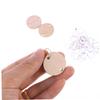 WOONEKY Refill for Birthday Reminder Hanger 50pcs Wooden Calendar Slices with Iron Loops for Hanging Birthday Calendar view 4