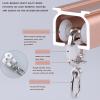 Heavy-duty Double Curtain Rod Set Ceiling Mounting, Aluminum Curtain Conjoined Double Track, Thickened Curtain Track, Load-bearing And Silent Alloy Wheel, For Curtains, Drapes, And Room Dividers ( Col view 3