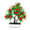 Artificial Lemon Branches, Vivid Yellow Artificial Lemon Branches Artificial Floral Picks, Apple Branches Decoration for Kitchen Party Farmhouse Table Centerpiece Home Decoration (Strawberry) view 1