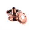 Chinese Style Charcoal Imitation Copper Hot Pot, Thickened Stainless Steel Multi-Personal Hot Pot, Mongolian Hot Pot Kitchen Utensils, Suitable for, for Family/Friends, Parties view 3