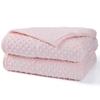 Alomidds Weighted Blanket (48"x72",15lbs Twin Size - Pink), Weighted Blankets for Adults, Cooling Breathable Soft and Comfort Minky, Heavy Blanket Microfiber Material with Glass Beads view 1