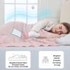 Alomidds Weighted Blanket (48"x72",15lbs Twin Size - Pink), Weighted Blankets for Adults, Cooling Breathable Soft and Comfort Minky, Heavy Blanket Microfiber Material with Glass Beads view 4