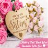 Tiblue Sisters Gifts from Sister Christmas Gifts for Sisters from Brother Sister Picture Frame Sis-ter In Law Gift Friend Sis Birthday Gift from Bestie Double-sided 4x6 Photos view 2