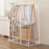 Large Clear Garment Rack Cover Waterproof Clothing Rack Bag Sealed Clothes Cover for Coats Suits Sweaters Dresses, Clothes Rack Cover with Sturdy Zipper (Color : Transparent, Size : 180x50x150cm) view 1