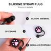 2pcs Straw Tips Reusable Straw Toppers Creative Plugs Airtight Seal Splash view 4