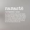 Namaste Wall Decor Stickers Namaste Quotes Vinyl Wall Decals for Living Room Kids Rooms Girls Boys Wall Art Home Decor Housewarming Gift 12x12in view 2