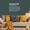 Namaste Wall Decor Stickers Namaste Quotes Vinyl Wall Decals for Living Room Kids Rooms Girls Boys Wall Art Home Decor Housewarming Gift 12x12in view 3
