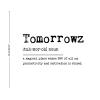Tomorrowz Definition Wall Decor Stickers Typographic Quotes Vinyl Wall Decals for Living Room Kids Rooms Girls Boys Wall Art Home Decor Housewarming Gift 22in view 2