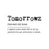 Tomorrowz Definition Wall Decor Stickers Typographic Quotes Vinyl Wall Decals for Living Room Kids Rooms Girls Boys Wall Art Home Decor Housewarming Gift 22in view 3