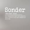 Sonder Wall Stickers Decor Quotes Removable Vinyl Sonder Wall Decals Boho for Kids Rooms Girls Boys Living Room Bedroom Kitchen Wall Art Decor 20x20in view 2