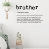 Brother Wall Stickers Decor Quotes Removable Vinyl Brother Wall Decals Boho for Kids Rooms Girls Boys Living Room Bedroom Kitchen Wall Art Decor 22in view 4