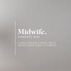 Midwife Word Definition Meaning Wall Stickers Decor Quotes Removable Vinyl Typographic Wall Decals Boho for Kids Rooms Girls Boys Living Room Bedroom Kitchen Wall Art Decor 36x36in view 2