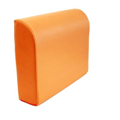 Sofa backrest Pillow Headboard Cushion Reading Pillow Backrest Cushion for Bed Sofa Reading Watch TV Playing Games Soft Sofa backrest Sofa backrest Pillow ( Color : Orange , Size : 75X48X15cm )