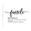 Funcle Word Definition Meaning Wall Stickers Decor Quotes Removable Vinyl Word Meaning Wall Decals Boho for Kids Rooms Girls Boys Living Room Bedroom Kitchen Wall Art Decor 22in view 2