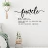 Funcle Word Definition Meaning Wall Stickers Decor Quotes Removable Vinyl Word Meaning Wall Decals Boho for Kids Rooms Girls Boys Living Room Bedroom Kitchen Wall Art Decor 22in view 4