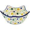 Polmedia Polish Pottery Star Shaped Bowl 7-inch - Star Fiesta Pattern Handmade in Boleslawiec Poland by Ceramika Artystyczna + Certificate of Authenticity view 1