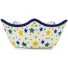 Polmedia Polish Pottery Star Shaped Bowl 7-inch - Star Fiesta Pattern Handmade in Boleslawiec Poland by Ceramika Artystyczna + Certificate of Authenticity view 3