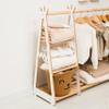 Enjoy The Wood Montessori Teepee Style Clothing Rack (Small, Grey) view 2