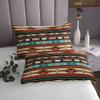 Western Quilt Set Boho Aztec Bedspread Cowboy Cowgirl Southwestern Coverlet For Kids Boys Girls Rustic Farmhouse Country Room Decor Bohemian Tribe Arrow Retro Quilted Bedroom Collection King Size view 4