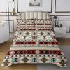 Bohemian Aztec Bedspread for Girls Boys Kids Adults Western Boho Exotic Coverlet Decor Cowboy Cowgirl Southwestern Quilt Set Ethnic Tribal Arrow Geometric Quilted Bedroom Collection King Size 3Pcs view 2