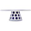 Polmedia Polish Pottery Cake Stand - Bold Polka Dots Pattern Handmade in Boleslawiec Poland by Ceramika Artystyczna + Certificate of Authenticity view 3