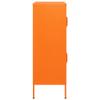 loibinfen Metal Storage Cabinet, Steel Storage Cabinet with 4 Door s and 2 Adjustable Shelves, Storage Box for Storage, Office, Garage and Utility Room,Orange 31.5"x13.8"x40"(E) view 4