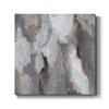 Renditions Gallery Modern Canvas Wall Art Paintings & Prints for Home Decorations Rustic Grey & White Cloudy Shapes Abstract Artwork for Bedroom Living Room Office Walls - 10"X10" LT506 view 1