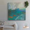 Renditions Gallery Vivid Bedroom Wall Artwork Paintings & Prints Abstract Rustic Contemporary Keek Modern Canvas Picture for Bedroom Living Room Office Kitchen Decorations - 10"X10" LT506 view 4