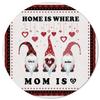 Round Area Rug 4 Ft for Bathroom Collection Room Area Floor Mat Mother's Day Gnome Home is Where MOM is Love Non-Slip and Washable Carpets for Indoor Bedroom Kids Room Home Decor view 2