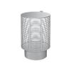 blomus Olea Outdoor Hurricane Lantern - Medium - 15" / 37.5cm - Silver Metallic view 1