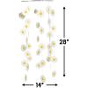 Fun Express Daisy Chandelier - Stunning Floral Light Fixture for Home Dcor Weddings Parties Special Occasions - Elegant Hanging Decoration to Add Brightness and Charm to Any Space - 1 Piece view 2