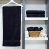 American Fluffy Towel 4-Piece Bath Towel Set Turkish Cotton, Contains 4 Oversized Bath Towels (27 x 54 Inches) -Highly Absorbent Towels for Bathroom, Hotel & Spa (4-Piece, Black) view 4