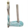 Hand Carved Mermaid Star Fish Paper Towel Holder Wood Carving Nautical Statue Kitchen Gadget Sculpture view 3