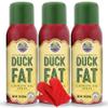 Cornhusker Kitchen Gourmet Duck Fat Spray Cooking Oil 3 Pack Bundle with Deco Chef Pair of Red Heat Resistant Oven Mitt view 1