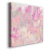 Renditions Gallery Abstract Charming Paintings for Farmhouse Wall Decor Rustic Pink Blooming Shrub Wall Hanging Canvas Pictures Perfect for Bedroom Office Hotel Decorations - 10"X10" LT505 view 2