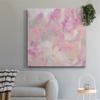 Renditions Gallery Abstract Charming Paintings for Farmhouse Wall Decor Rustic Pink Blooming Shrub Wall Hanging Canvas Pictures Perfect for Bedroom Office Hotel Decorations - 10"X10" LT505 view 4