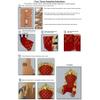Beistle 3-D Prom Throne Prop  Red and Gold Cardboard Chair Backdrop, Elegant Photo Booth Party Decoration for Galas, Birthday Parties, Awards Night Ceremonies and Special Events, 7' 1" x 3' 9" view 4