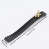 Incense Burner Incense Stick Holder 9.3 inches, Handmade Small Monk Decorated Incense Burner Tray, Used for Meditation Home Decoration Incense Holders view 2