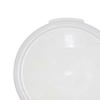 TrueCraftware- White Round Polypropylene Food Storage Container Lid Fits 12 18 & 22 Qt. Round Containers Replacement Lid for Meal Prep Kitchen Pantry Commercial Restaurant Dishwasher Safe view 4