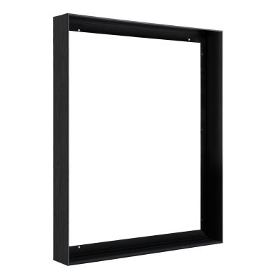 FOLKOR Floating Frame for 16x32 Canvas Paintings, DIY Metal Canvas Frame with 1.5" Deep for Abstract Wall Art/Portrait/Landscape Living Room Bedroom Kitchen Decor (Black)