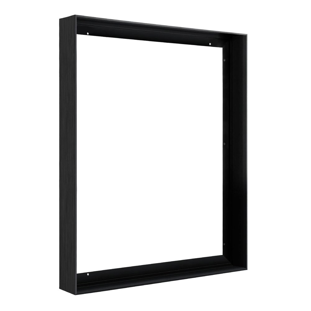 FOLKOR Floating Frame for 16x32 Canvas Paintings, DIY Metal Canvas Frame with 1.5" Deep for Abstract Wall Art/Portrait/Landscape Living Room Bedroom Kitchen Decor (Black)