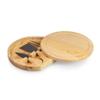 PICNIC TIME NCAA Rhode Island Rams Brie Cheese Board and Knife Set, Charcuterie Board Set, Wood Cutting Board, (Parawood) view 1