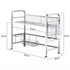 Stainless Steel Drain Drain Rack, Kitchen Supplies Storage Rack, Over Sink Drying Rack, Space-Saving ( 652657cm) view 3