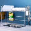 Stainless Steel Drain Drain Rack, Kitchen Supplies Storage Rack, Over Sink Drying Rack, Space-Saving ( 652657cm) view 4