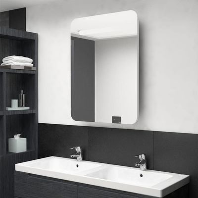 CHARMMA LED Bathroom Mirror Cabinet Shining White 23.6"x4.3"x31.5"-748