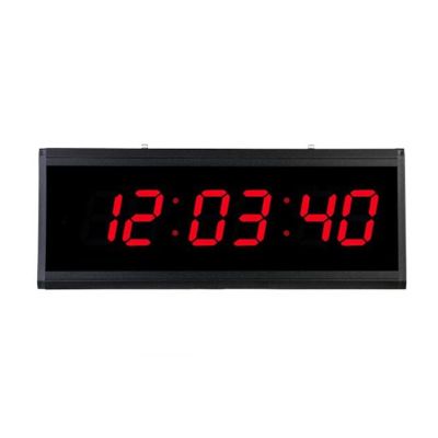48 * 19 * 3cm Large Digital Wall Clock Time Display Table Clock Power-Off Memory Electronic LED Clocks Wall Watch Decor with Plug (Color : A Red)