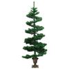 CHARMMA Swirl Christmas Tree with Pot and LEDs Green 4 ft PVC-864 view 4