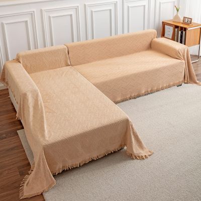 Deep Dream Sectional Couch Covers, 2 Pieces Sectional Sofa Cover, L Shaped Couch Covers, Couch Cover for Sectional Sofa (XX-Large, 71" x 118" + 91" x 134", Brown)