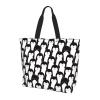 Cute Penguins Large Tote Bag for Women MenReusable Shoulder Casual Handbag for Shopping Beach Travel and Grocery view 1